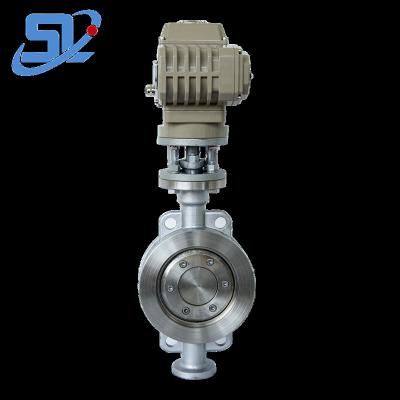 China General Triple Compensating Seal Electric Hard Butterfly Valve for sale