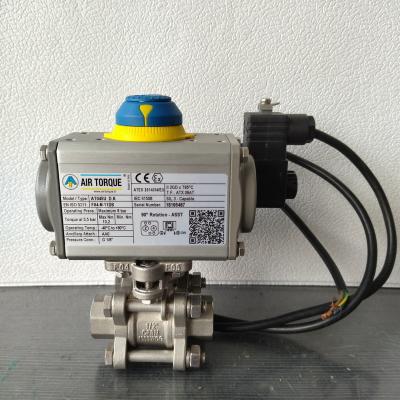 China General High Quality Pneumatic Remote Control Ball Valve Single Acting / Double Acting Temporary Cylinder for sale