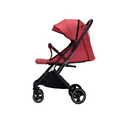 China New Design Canvas New Design Good Quality Large Wheel Winter Stroller Foldable Lightweight Baby for sale