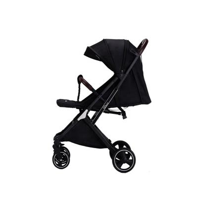 China Good Quality Canvas Child Safety Big Wheel Lightweight Foldable Baby Stroller Set for sale