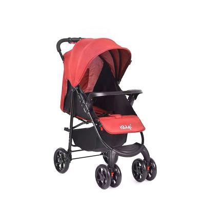 China Factory price one canvas compact portable hand automatic folding baby stroller lightweight prams for sale