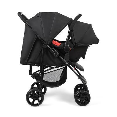 China Multi-Functional Lightweight Canvas Hand Travel System 3 In 1 Fold Baby Carriages for sale