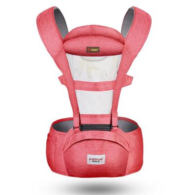 China High Carbon Steel Frame Certificated Factory Cotton OEM Newborn Ergonomic Pure Support Baby Backpack Carrier Raising Bag for sale