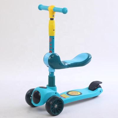 China Cheap Child Factory Price Big Wheel Snap Wheels Kids Kick Kids Scooter With Seat for sale