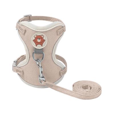 China Stocked Pet harness Vest type cat leash Small and medium sized dog Keep the dog loose Dog leash for sale