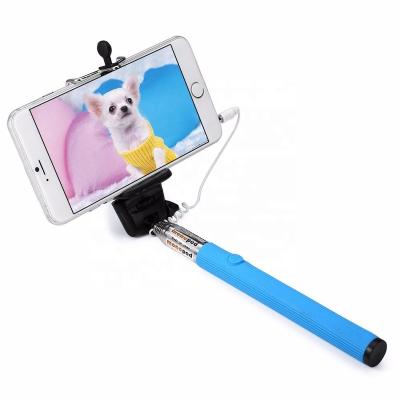 China Portable Flexible Colorful Telescopic Stick Smartphone Selfie Stick Aluminum Selfie Stick For Phone for sale