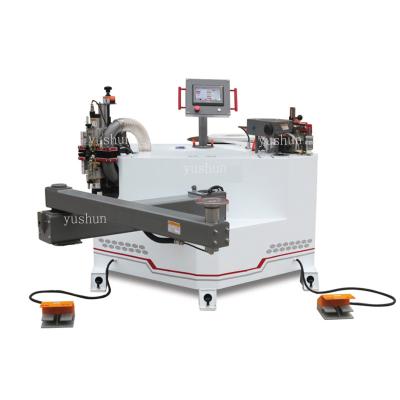 China Building material stores automatic curved edging machine corner rounding and trimming MDF edging machine double edge for sale