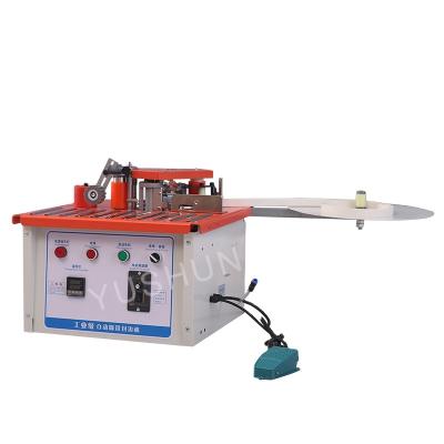 China 50mm Manual PVC Edging Machine Woodworking Machinery Edge Bander Wood Maker for sale