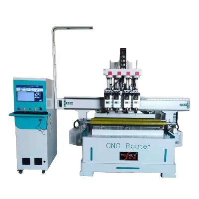 China Building Material Shops China CNC Router Machine With Round Disc Tool Magazine For Sale for sale