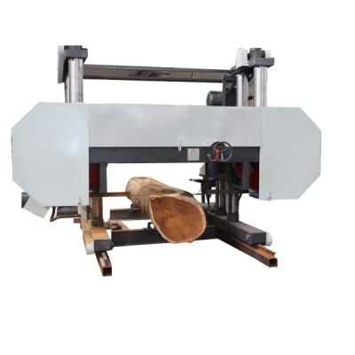 China Mobile Horizontal Preferential Sales Woodworking Square Log Wood Band Saw Cutting Machine for sale