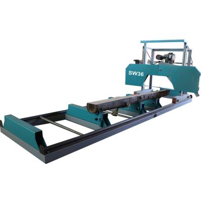 China Factory horizontal sales of woodworking mobile band saw cutting machine for sale