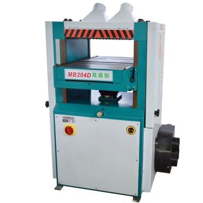 China Building Material Shops Surface Treatment Double Sided Planer Solid Wood High Speed ​​Planing Machine for sale