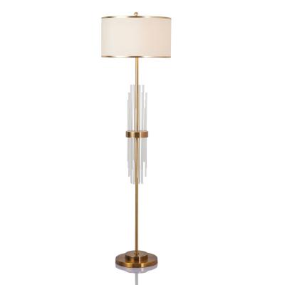 China Postmodern Light Luxury Modern Minimalist Crystal Floor Lamp Living Room Coffee Table Study Bedroom Floor Lamp Bedside Lamp Designer Room for sale