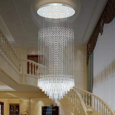 China Modern designer Room Decoration Pendant lights led chandelier K9 Crystal Modern Ceiling Luxury for sale