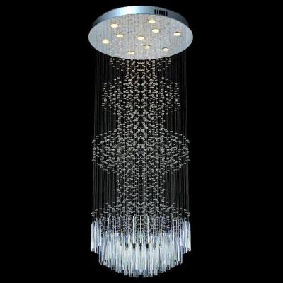 China Modern linear high-luxury crystal chandelier is suitable for hotel living room for sale