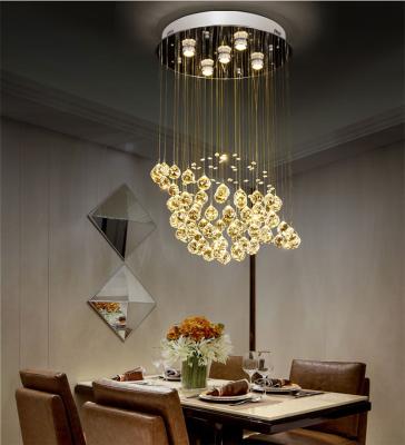 China Modern atmospheric LED crystal chandelier is suitable for hotel lobby living room for sale