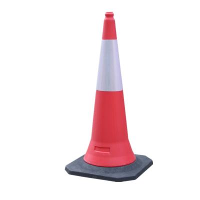 China High Road Traffic Safety Traffic Warning Cone High PE+black 5kg 100cm Warning Reflective Road Cones for sale