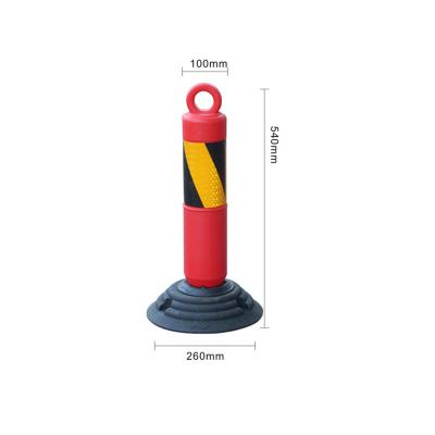 China High Quality Road Elasticity Traffic Bollards Safety Parking Post Bollard /traffic Warning Flexible Plastic Road Barricade for sale