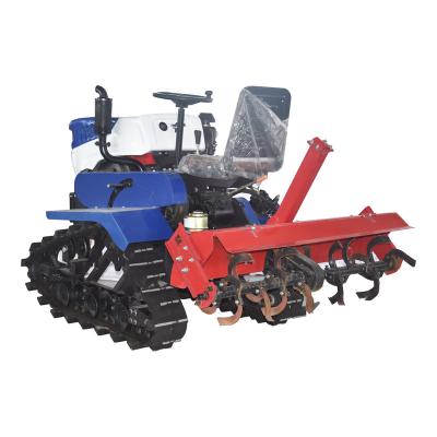 China Building Material Shops 2023 New Arrival Agricultural Equipment Small Tractor 4x4 Mini Farm 35 Horsepower Water And Drought Crawler Tractor for sale