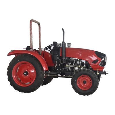 China Farms Diesel four-wheel 504 high-horsepower wheeled ditch rotary tiller tractor Greenhouse King small four-wheel four-wheel drive agri for sale