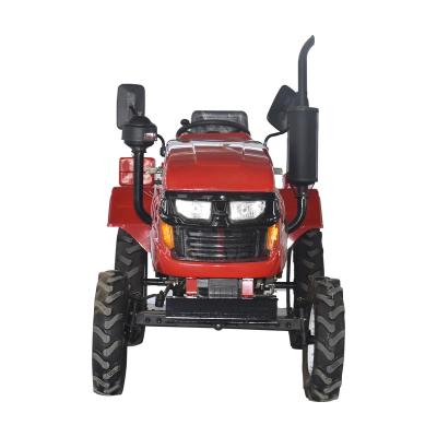 China Farm Work Machinery 35 HP wheeled mini tractor Agricultural machinery Diesel small household garden tractor rotary cultivator for sale