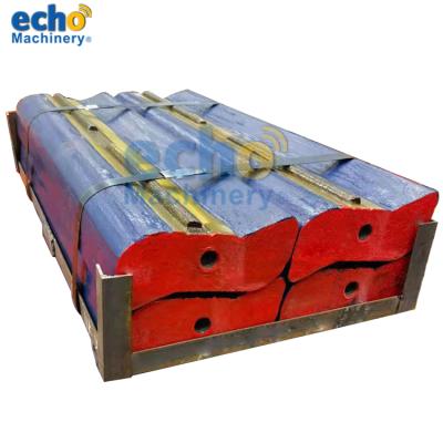 China energy & High Chrome Mining Wear Resistant Impact Crusher Spare Parts McCloskey I44 Compactor Blow Bars for sale