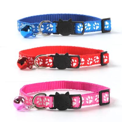 China Cheap Cat Safety Buckle Detachable Collar Bells Detachable Cat Collars for sale