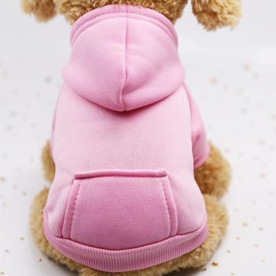 China Sustainable Dog Jacket Winter Pet Clothes Custom 2 Legs Dog Sweater Hoodie for sale