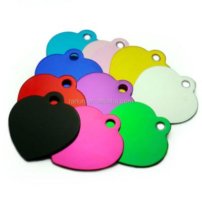 China China Blank Custom Dog Tags Logo Sublimation Dog Tag Heart for sale