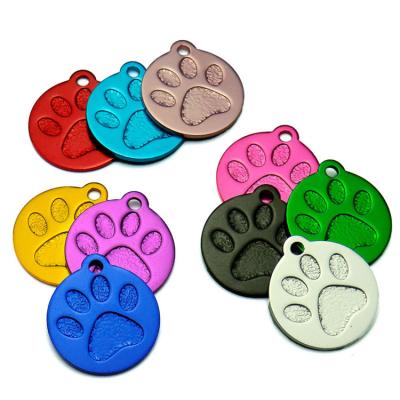 China China Wholesale Blank Metal Pet Tags Anodized Aluminum Dog Tag Custom Made for sale