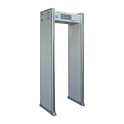 China New Design 6 Zones Of ABS And Aluminum Alloy Walk Through Door Use Frame Metal Detector Door Te koop