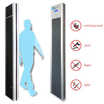 China New Designed Multi Station Portable Single Panel Security Walk Through Metal Detector Gate zu verkaufen