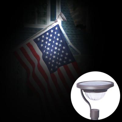 China Flagpole Lighting LiFePO4 Battery 200ma 4.5V Alumilium Waterproof Solar Residential Flagpole Lights Flag Pole Light 100lm Solar Residential Lamp for sale