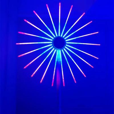 China Outdoor waterproof LANDSCAPE firework light simulation 2D led firework tree light for event decoration super market lighting solution for sale