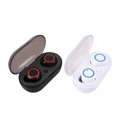 China hot selling In-ear jieli 6956 BT earphone sports waterproof TWS charging case wireless earphone wireless earbud led display for sale