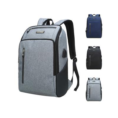 China With USB Casual Style Large Capacity Backpack OEM Customized Backpack With USB Charging Port For Men for sale