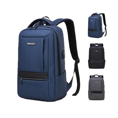 China With USB Fashion Mochila New Style Large Capacity Laptop Backpack With USB Charger Backpack Waterproof Mobile Bag For Man for sale