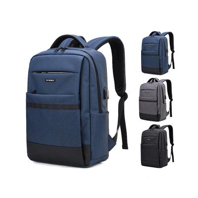 China With Custom LOGO USB Computer Backpack Anti-theft Charging USB Business Travel Laptop Backpack Left Backpack for sale