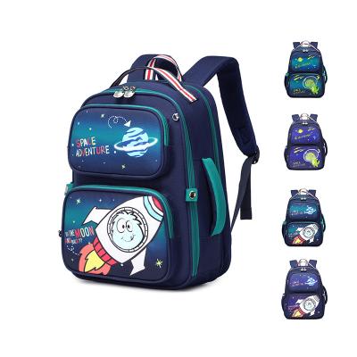 China 16 Inch Embroidery Fashion Children's One-Stop Large Capacity Raincoat Backpack For Elementary School for sale