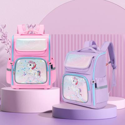 China 3D factory backplane schoolbag waterproof mochila for grade 3-6 primary school bag cute unicorn cartoon design bagpack for sale