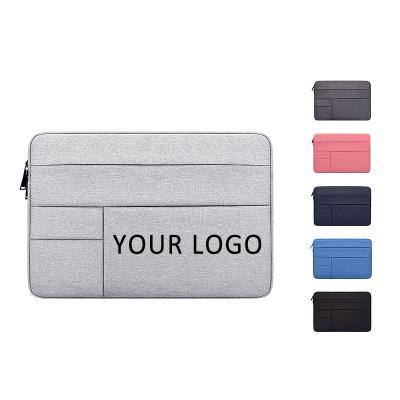 China Lightweight Custom Printed Laptop Sleeve Compatible With 13-15 Inch Multifunctional Polyester Laptop Briefcase Bag for sale