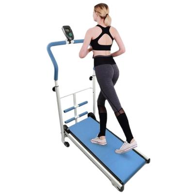 China Easy Folding Mechanical Motor Aerobics Exercise Treadmill Air Runner Fitness Walking Treadmills for sale