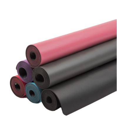 China Eco-Friendly Waterproof Yoga Mat Eco-Friendly Yoga Mat Natural Rubber PU Natural Rubber Yoga Mat 4mm Leather Rubber Yoga Mat for sale