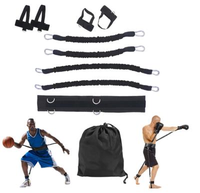 China Polyester Cotton + Latex Training Equipment Kit 160lbs Full Set Resistance Hot Selling Black Boxing Bandage for sale