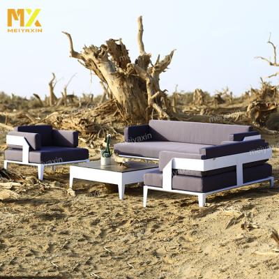 China Hot Selling Modern European Luxury Commercial Style Patent Garden Set Waterproof Aluminum Modern Outdoor Sofas for sale