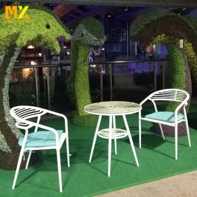 China Outdoor UV Protection 2 Chairs PE Rattan Wicker Outdoor Dining Table Set Bar Furniture Set for sale