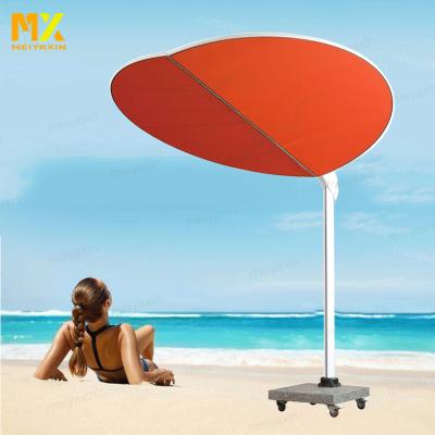 China New Design Weather Resistant Modern Unique Butterfly Shape Outdoor Garden Patio Umbrella For Beach Hotel Poolside Villa Anti-UV for sale