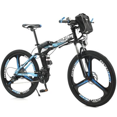 China Hot Selling Electric Folding Mountain Bike Bikecheap 2 Wheeler Carbon Steel Ebike Cycle Cycling High Bicycle 36v Lithium Battery for sale