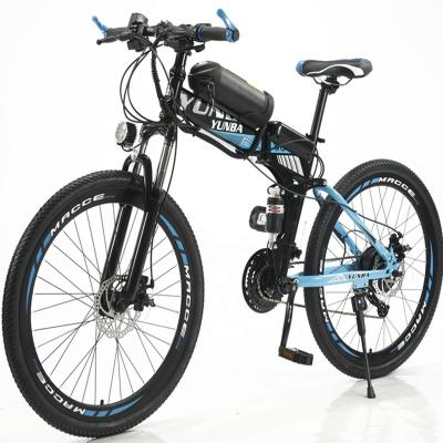 China China Factory MACCE Hot Sale Disc Brake Steel 21 Speed ​​26 Inch Full Suspension Motor Ebike Cycle Electric E-mtb Mountain Bike 1000w for sale