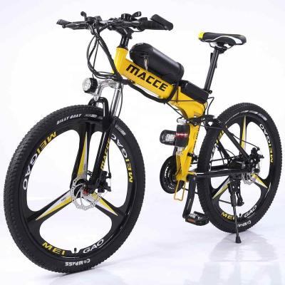 China High Grade Motorcycle Full Suspension Elektrikli Bisiklet E-bicycle Steel Bicycle Adults MACCE E-mtb Folding Electric Mountain Bike for sale